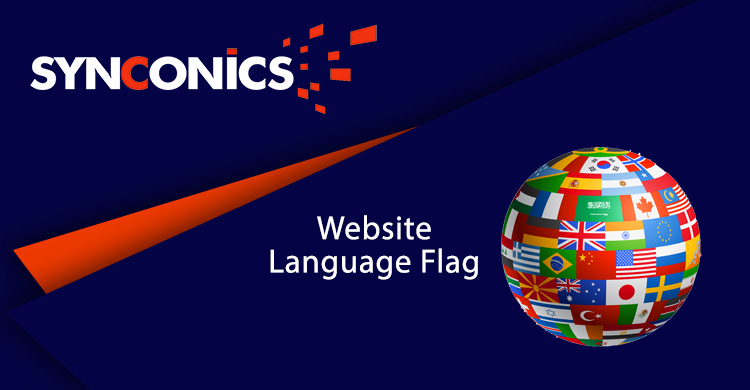 Website Language Flag