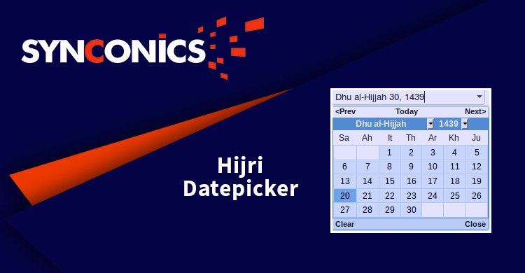 Web Hijri(Islamic) Datepicker